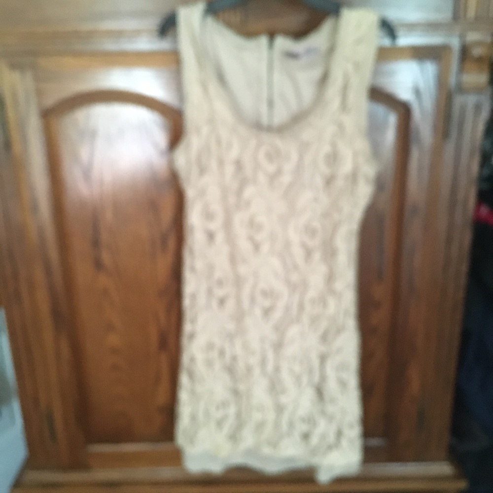 Beige Dress